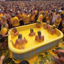 Bobographer: Tub in the Park series--Mustard