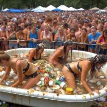 Bobographer: Tub in the Park series--Food Waste