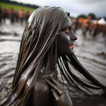 splathair2020: AI vs. muddy face girls... sometimes the mud wins