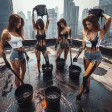 Bobographer: Painter Girls Part 9--Black paint?