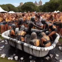 Bobographer: Tub in the Park series--Paint