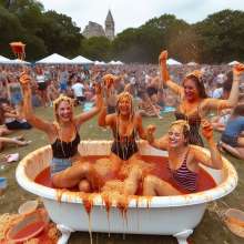 Bobographer: Tub in the Park series--Spaghetti