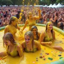 Bobographer: Tub in the Park series--Mustard