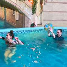 Wet Live Team: Girlfriends Swim and Get Wet Having Fun in the Pool