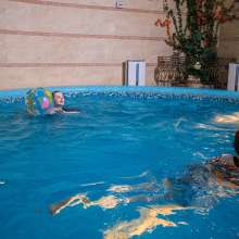 Wet Live Team: Girlfriends Swim and Get Wet Having Fun in the Pool