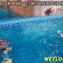 Wet Live Team: Girlfriends Swim and Get Wet Having Fun in the Pool