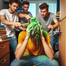 SkinnyKG: Slimy, humiliated, male AI