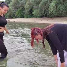 Get Your Snaps: Lara invites Mona in to the river