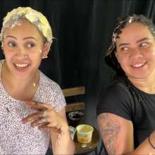 RevSlymsford: Macarena and Newbie Angela Have Fun With Messy Shampoos