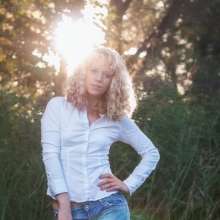 WAM Photography: Jeans and Blouse Wet in the Lake (Remastered)