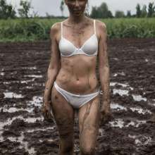 16parkvilla: Muddy White Lingerie