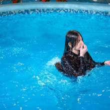 Wet Live Team: Multi-layer Undressing Pool and Shower with Complete Soaking