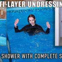 Wet Live Team: Multi-layer Undressing Pool and Shower with Complete Soaking