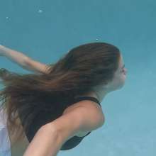 WetlookFashion: Nathalia Swims in Her Under Armor Workout Set