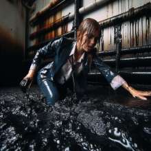 Lister: office girls climbing out of oil