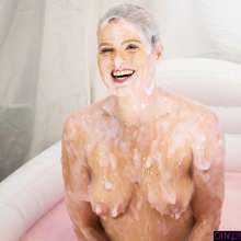 CandyCustard: Photoset: Lottie Lalay PVC Catsuit and Deep Gunge