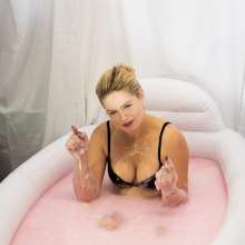 CandyCustard: Photoset: Lottie Lalay PVC Catsuit and Deep Gunge