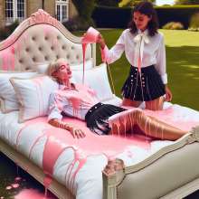 benzino: Wamming on a luxurious bed