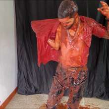 RevSlymsford: Rafa + Bernard Play Wrestle / Have WAM Fun: Leather Jacket