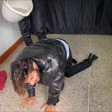 RevSlymsford: Rafa + Bernard Play Wrestle / Have WAM Fun: Leather Jacket