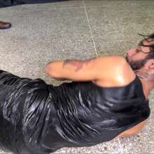 RevSlymsford: Rafa + Bernard Play Wrestle / Have WAM Fun: Leather Jacket