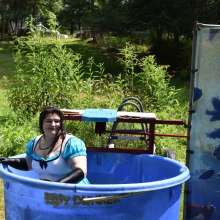 JD and Messy Andi: Alice in Wonderland Dunking!