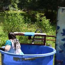 JD and Messy Andi: Alice in Wonderland Dunking!
