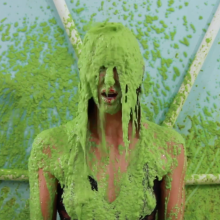 Slimed Models: Kelsey Rose Slimes Brett With Three Stinky, Chunky, Garbage Slimes