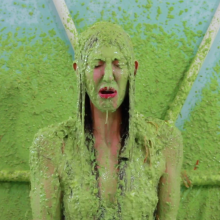 Slimed Models: Kelsey Rose Slimes Brett With Three Stinky, Chunky, Garbage Slimes