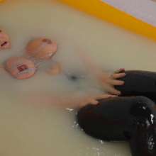 DMarieAllWet: Slimy Fun in Full Leather