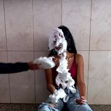 RevSlymsford: Sophia Plays Higher Or Lower With Pie Consequences!