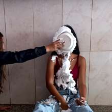 RevSlymsford: Sophia Plays Higher Or Lower With Pie Consequences!