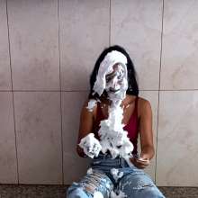 RevSlymsford: Sophia Plays Higher Or Lower With Pie Consequences!