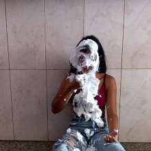 RevSlymsford: Sophia Plays Higher Or Lower With Pie Consequences!