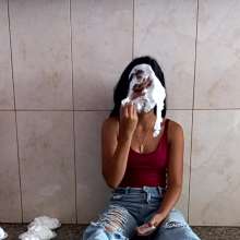 RevSlymsford: Sophia Plays Higher Or Lower With Pie Consequences!