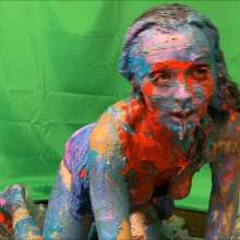 RevSlymsford: Tutu Much Fun: Alisson Covers Herself With Frosting