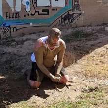 Polarwet: White Tank Top Muddy Workout