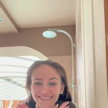 Get Your Snaps: Olga's Back for Another Soaking!