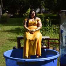 JD and Messy Andi: Dreaming of warmer weather with a formal dunking!