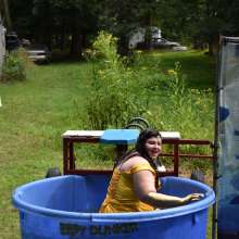 JD and Messy Andi: Dreaming of warmer weather with a formal dunking!