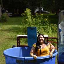 JD and Messy Andi: Dreaming of warmer weather with a formal dunking!