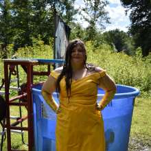 JD and Messy Andi: Dreaming of warmer weather with a formal dunking!