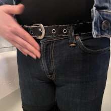 Miss Behave Better: Classic wet tight jeans