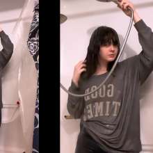 Slime Genesis: Jinxxx Shoves the Shower Head down Her Pants...