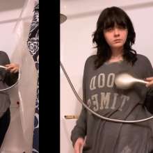 Slime Genesis: Jinxxx Shoves the Shower Head down Her Pants...
