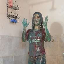 Ready2Wam Studio: Katty Showering after Destroy Her Favorite Soccer Shirt