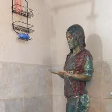 Ready2Wam Studio: Katty Showering after Destroy Her Favorite Soccer Shirt