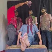 RevSlymsford: Lance Takes The Host's Foot Worship and Slime Forfeit