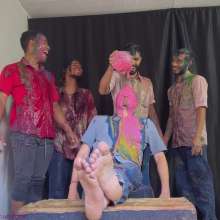 RevSlymsford: Lance Takes The Host's Foot Worship and Slime Forfeit