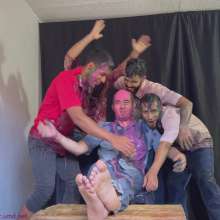 RevSlymsford: Lance Takes The Host's Foot Worship and Slime Forfeit